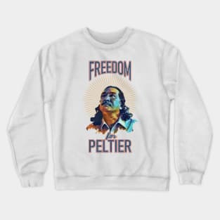 Freedom for Leonard Peltier Crewneck Sweatshirt